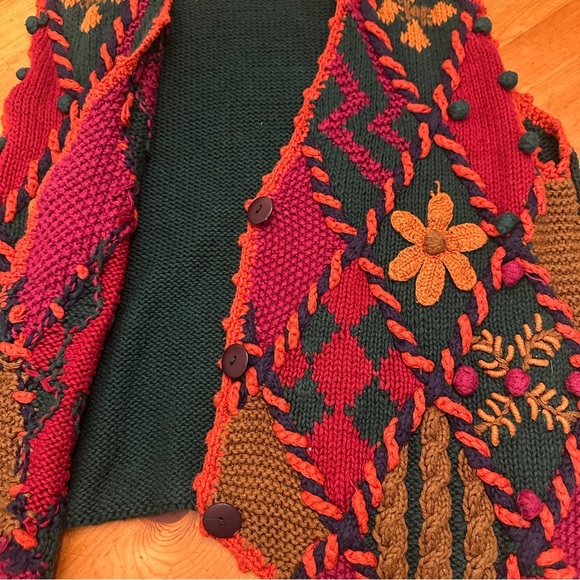 CAROLYN & CO Vest Crochet flowers 
55% RAMIE 45% COTTON - Picture 6 of 10